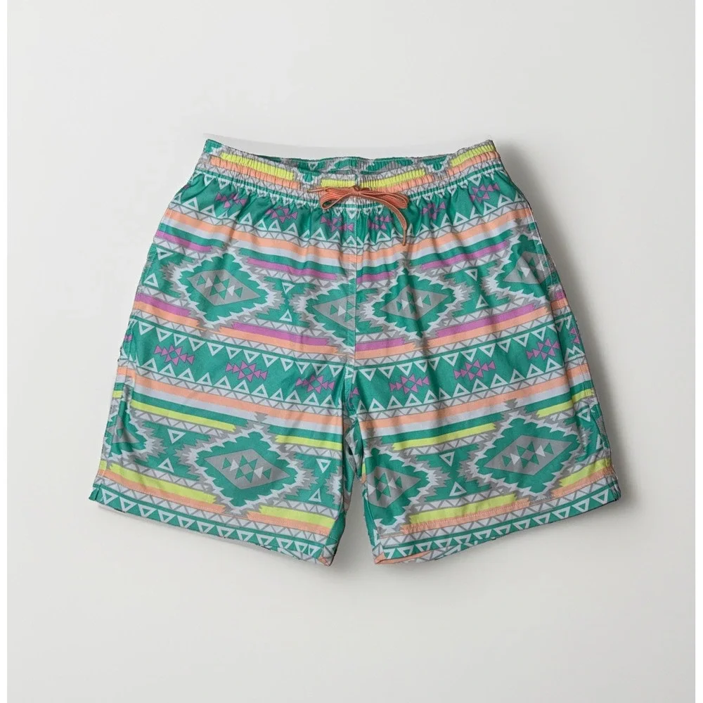 Chubbies The En Fuegos Aztec Men's Swim Shorts Size Medium 7